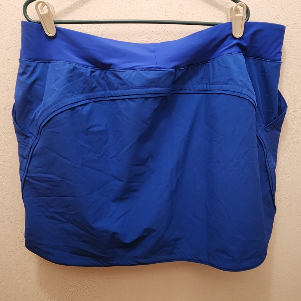 Lands' End Royal Blue Swim Skirt - Picture 2 of 6